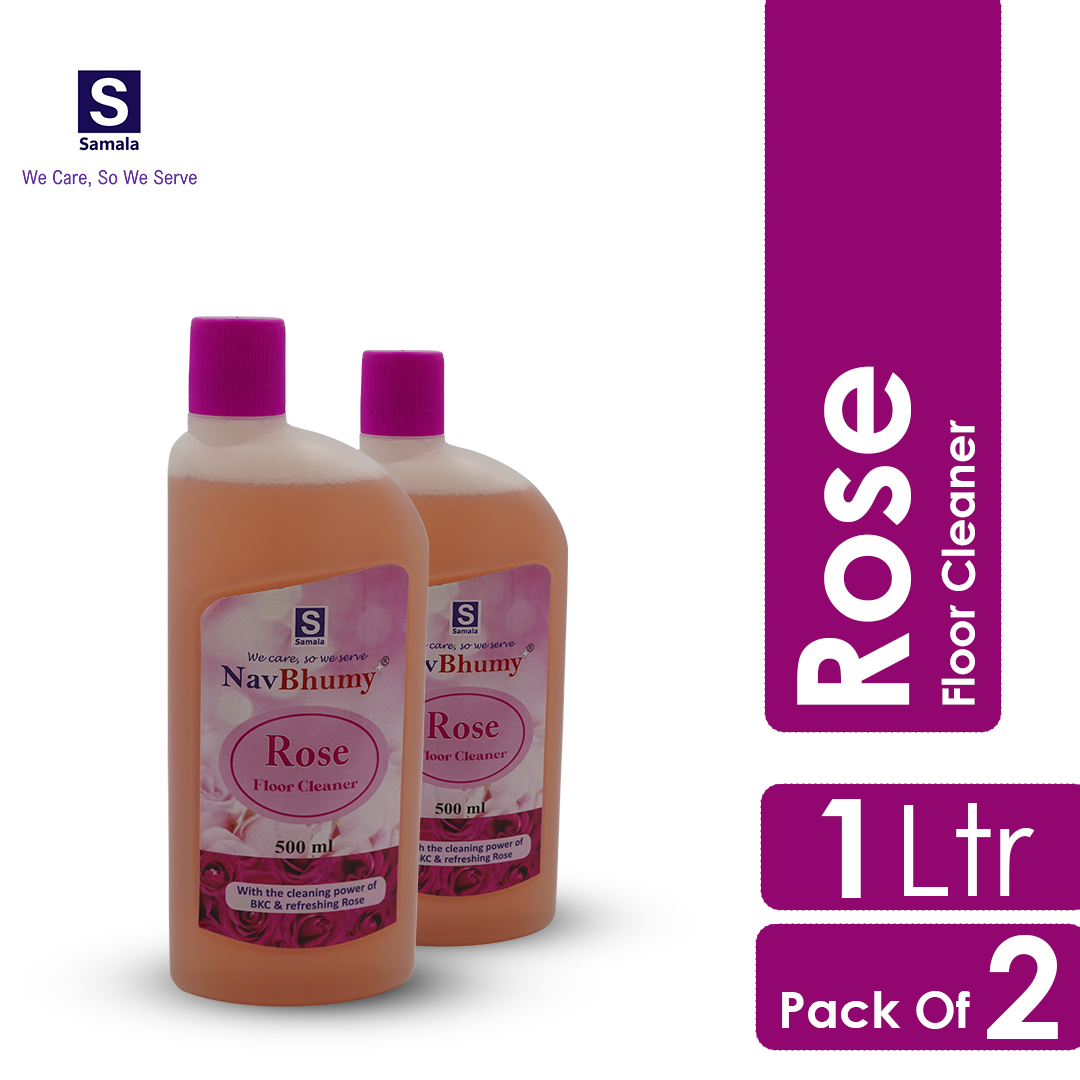 NavBhumy Rose Floor Cleaner 500 ML * 2 Rose  (2 x 500 ml)